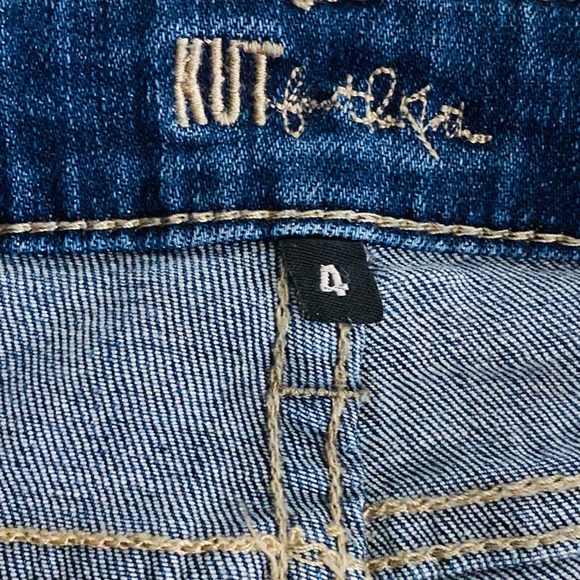 Womens 4 KUT from the Kloth Mia Catherine Boyfriend Jeans Distressed 29" Inseam - Picture 4 of 6